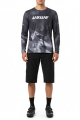 סט מכנס קצר וחולצה USWE MTB אפור - USWE