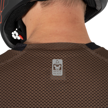 חולצת רכיבה ארוכה גברים MTB Gravity 4.0 Cream V25