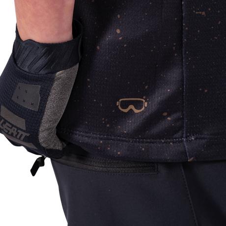 חולצת רכיבה קצרה ילדים MTB Enduro 3.0 Black Jr V25