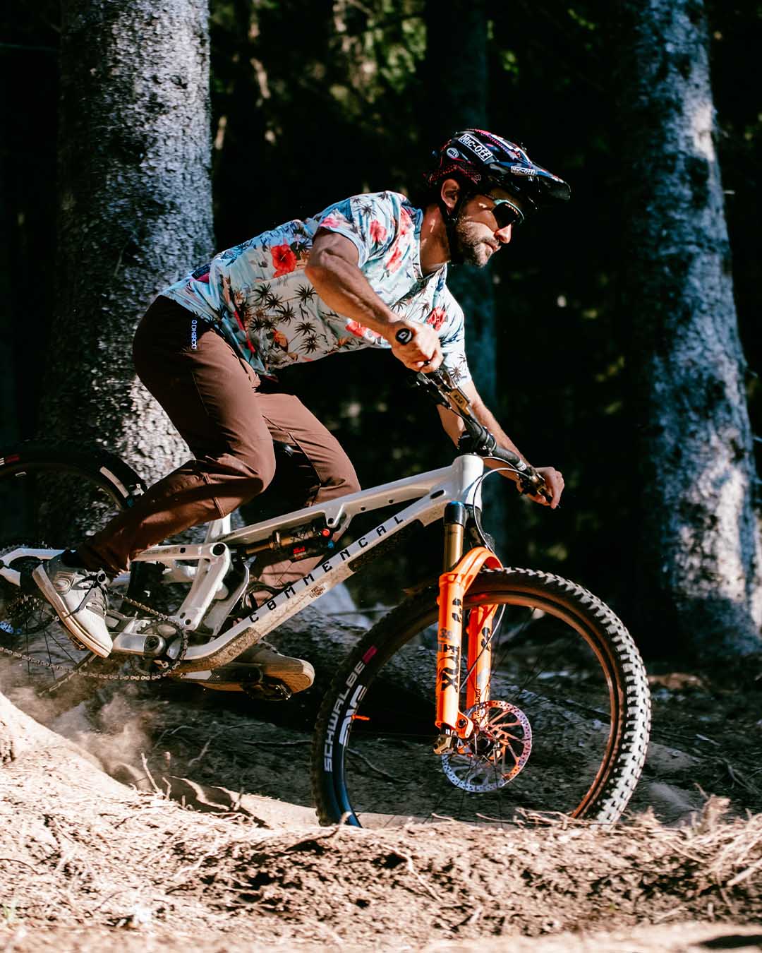 מכנס רכיבה ארוך גברים Gravity | Loam V24