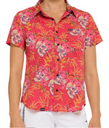 חולצת רכיבה קצרה נשים Tech Party | Paradise