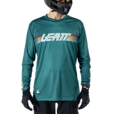 חולצת רכיבה ארוכה גברים MTB Enduro 4.0 Teal V25