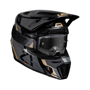 קיט קסדה ומשקף Leatt Moto 8.5 Black V25 + Goggles 5.5 Iriz - Leatt