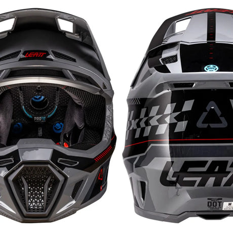 קיט קסדה ומשקף Leatt Moto 8.5 Grey V26 + Goggles 5.5