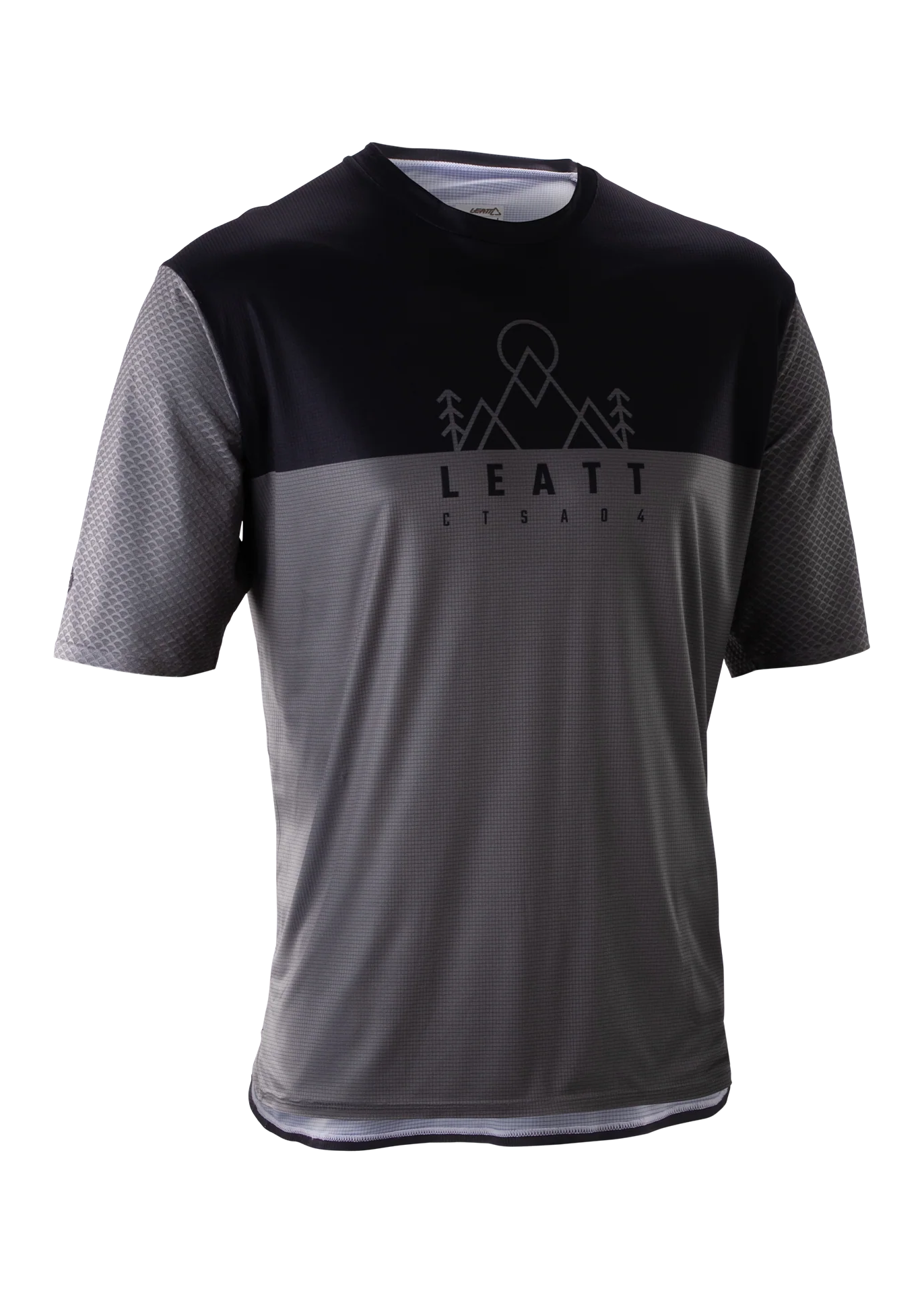 חולצת רכיבה קצרה גברים MTB Trail 3.0 Ghost Black V26 - Leatt