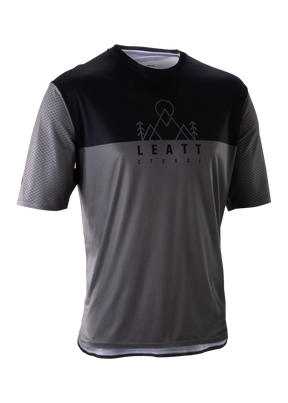 חולצת רכיבה קצרה גברים MTB Trail 3.0 Ghost Black V26 - Leatt