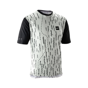 חולצת רכיבה קצרה MTB Trail 3.0 Trails White - Leatt
