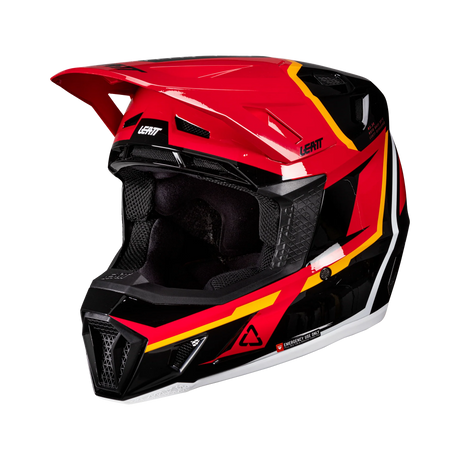 קיט קסדה ומשקף Leatt Moto 7.5 Red V26 - Leatt