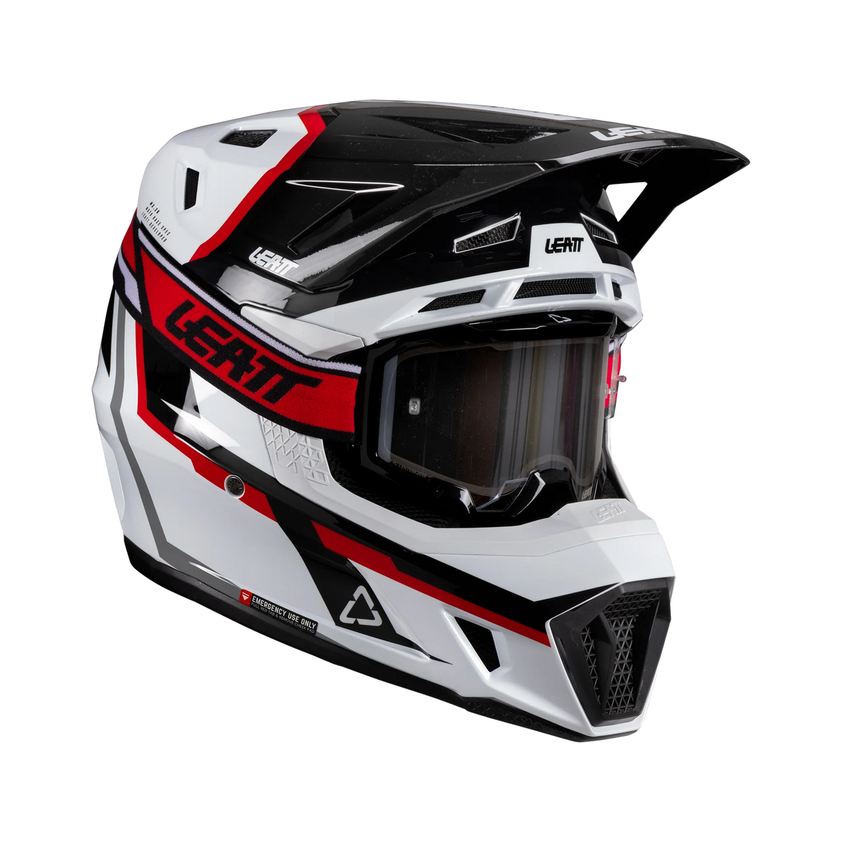 קיט קסדה ומשקף Leatt Moto 7.5 Red/White V26 - Leatt
