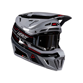 קיט קסדה ומשקף Leatt Moto 8.5 Grey V26 + Goggles 5.5 - Leatt