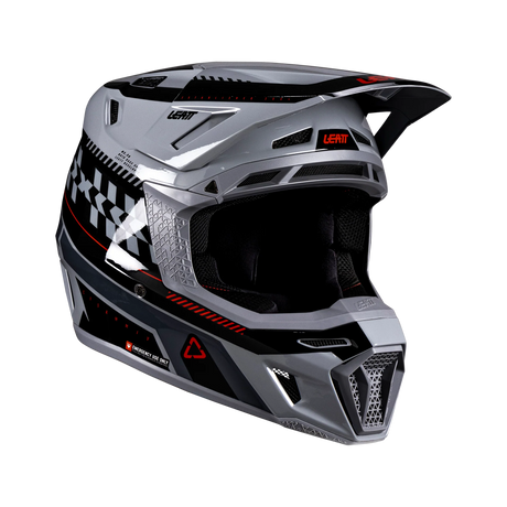 קיט קסדה ומשקף Leatt Moto 8.5 Grey V26 + Goggles 5.5 - Leatt