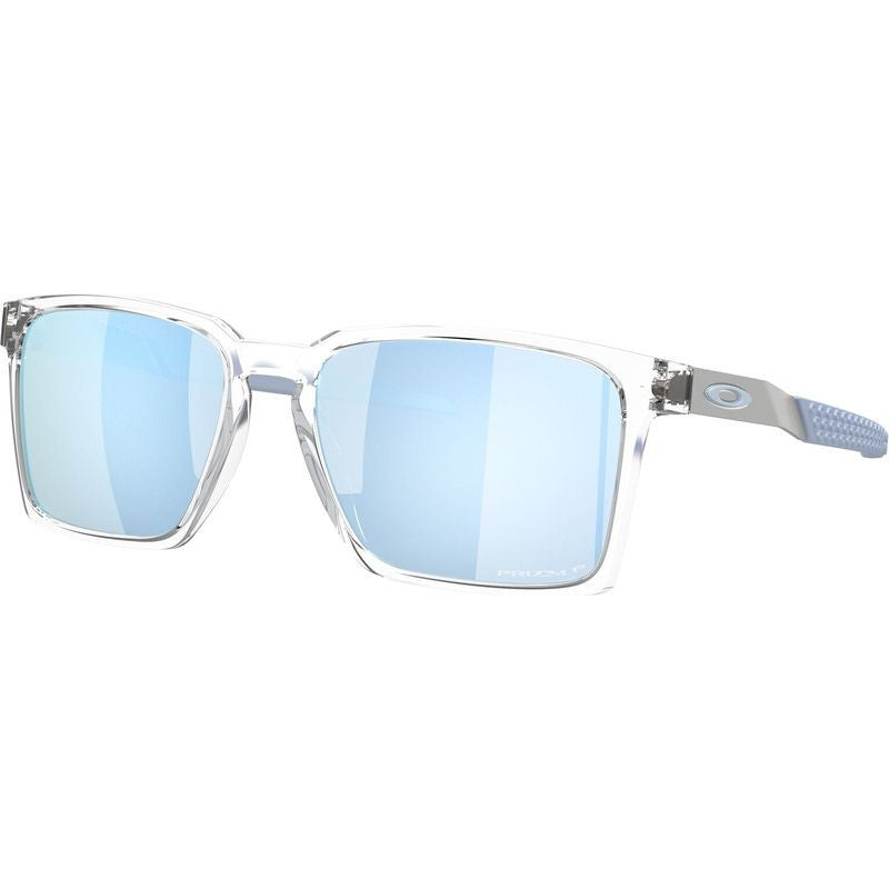 Oakley Exchange Prizm Deep Water Polarised Lenses, Polished Clear Frame