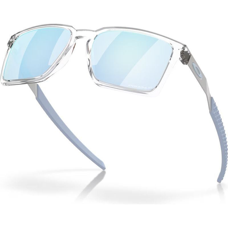 Oakley Exchange Prizm Deep Water Polarised Lenses, Polished Clear Frame