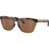 Oakley Frogskins Range Prizm Tungsten Polarised Lenses, Brown Tortoise/Brown Smoke Frame