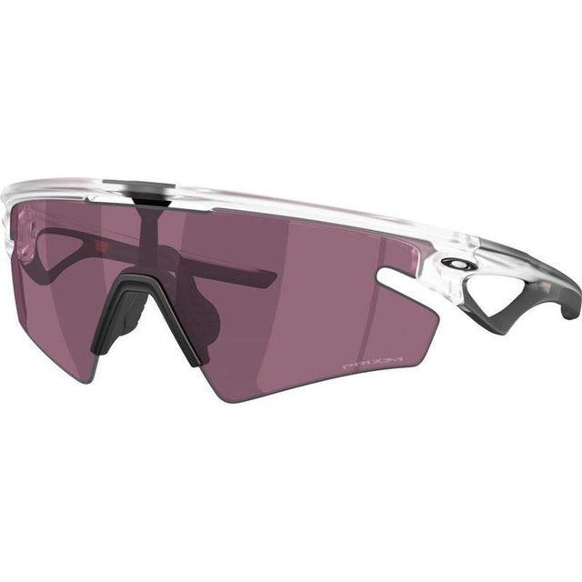 משקפי שמש Oakley Sphaera Slash Prizm Road Black Lenses, Matte Clear Frame - Oakley