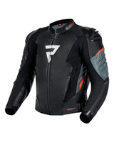 Rebelhorn VELOCE LEATHER מעיל רכיבה שחור/אפור
