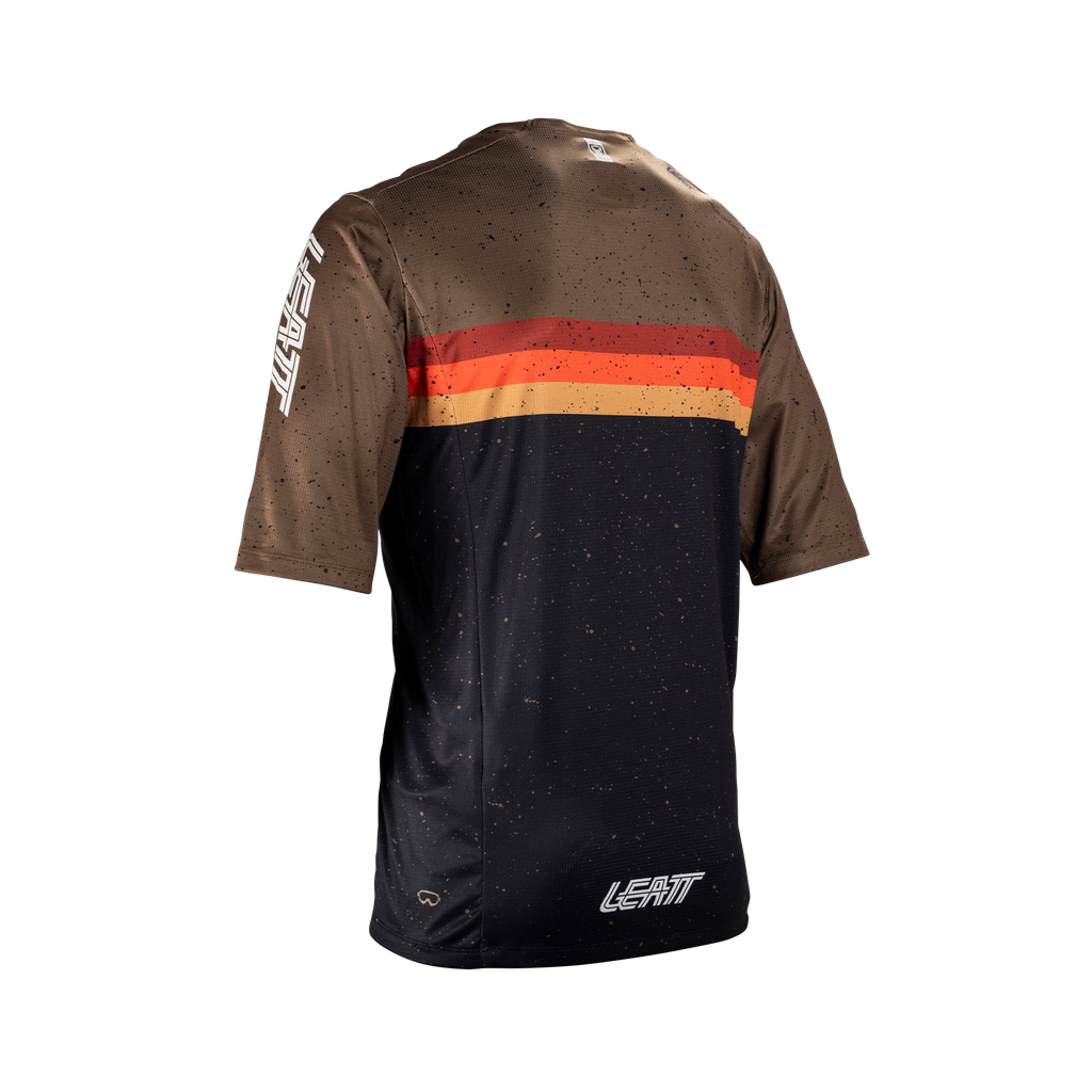 חולצת רכיבה קצרה גברים MTB Enduro 3.0 Black V25