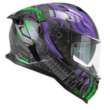 קסדת כביש CGM 363 SHOT שחור מבריק/סגול