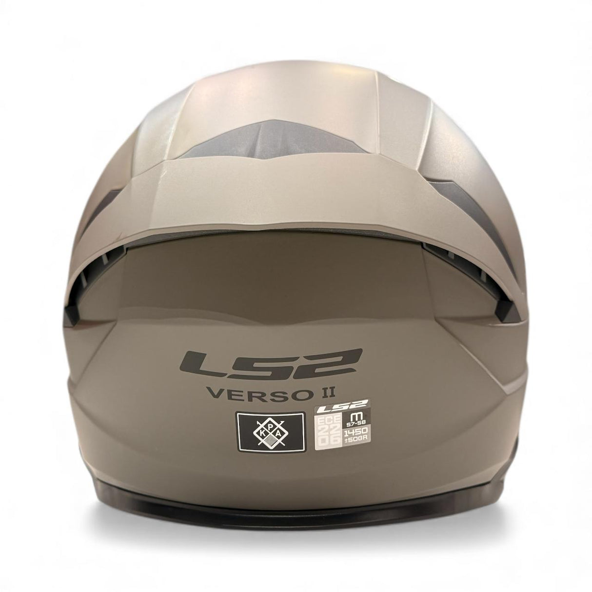 קסדת כביש 3/4  LS2 OF618 VERSO II SOLID חול אדמה