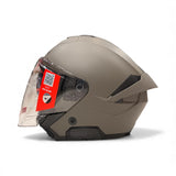 קסדת כביש 3/4  LS2 OF618 VERSO II SOLID חול אדמה