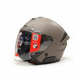 קסדת כביש 3/4  LS2 OF618 VERSO II SOLID חול אדמה