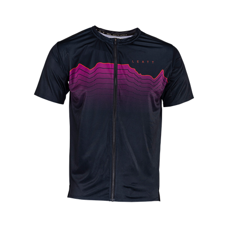 חולצת רכיבה קצרה גברים MTB Trail 3.0 Black