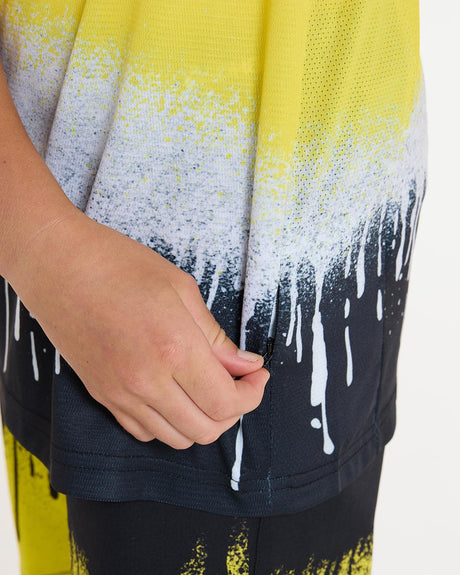 חולצת רכיבה קצרה ילדים Acid Rain