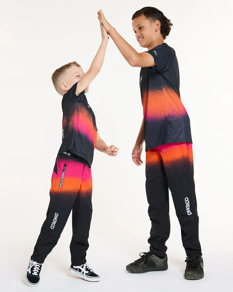 חולצת רכיבה קצרה ילדים Black Snake