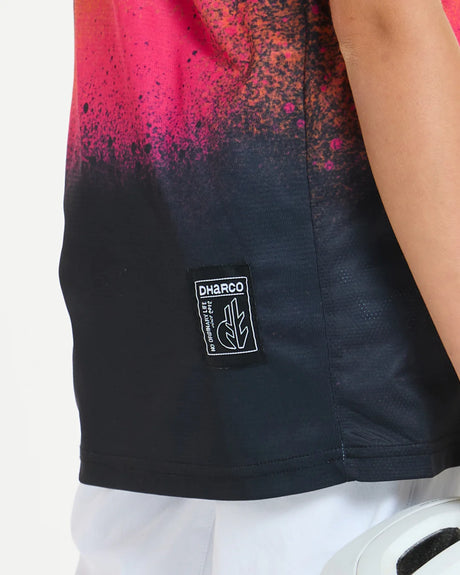 חולצת רכיבה קצרה ילדים Black Snake