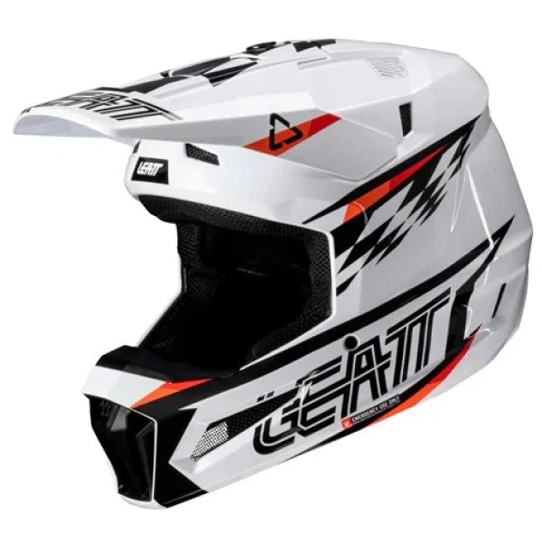 קיט קסדת אופנוע 3.5 ומשקפי אבק 3.5 White V25
