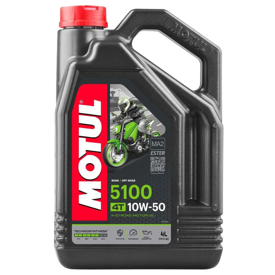 5100 שמן טכנוסינתטי לאופנוע 10W50 4L מבית MOTUL