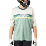 חולצת רכיבה קצרה ילדים MTB Enduro 3.0 Pistachio Jr V25