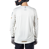 חולצת רכיבה ארוכה גברים MTB Enduro 4.0 Cream V25