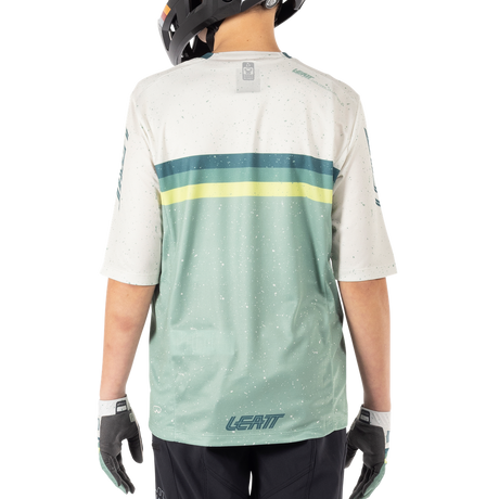 חולצת רכיבה קצרה ילדים MTB Enduro 3.0 Pistachio Jr V25