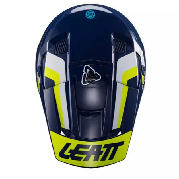 קיט קסדת אופנוע 3.5 ומשקפי אבק 4.5 Blue V24