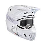 קיט קסדת אופנוע 7.5 ומשקפי אבק 4.5 White V25