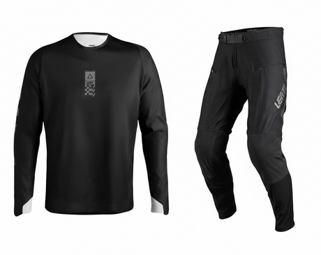 סט מכנס וחולצה Enduro 4.5 Black - Leatt