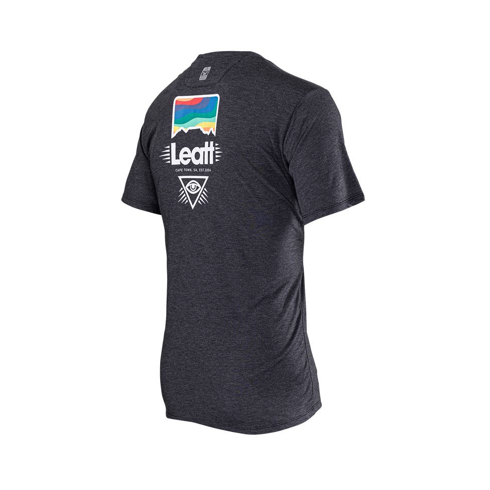 חולצת רכיבה קצרה גברים MTB Gravity 1.0 Blk