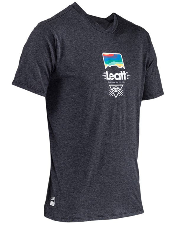 חולצת רכיבה קצרה גברים MTB Gravity 1.0 Blk