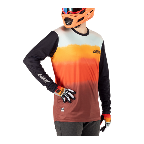 חולצת רכיבה ארוכה גברים MTB Gravity 3.0 Glamis V25