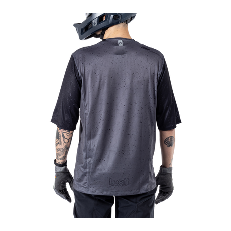 חולצת רכיבה קצרה גברים MTB Enduro 3.0 Graphite V25