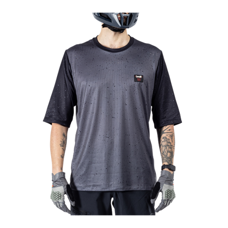 חולצת רכיבה קצרה גברים MTB Enduro 3.0 Graphite V25