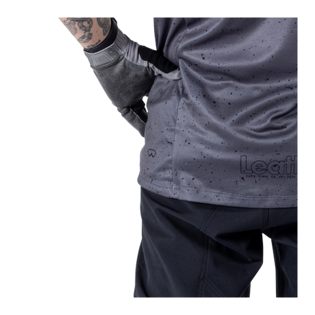 חולצת רכיבה קצרה גברים MTB Enduro 3.0 Graphite V25