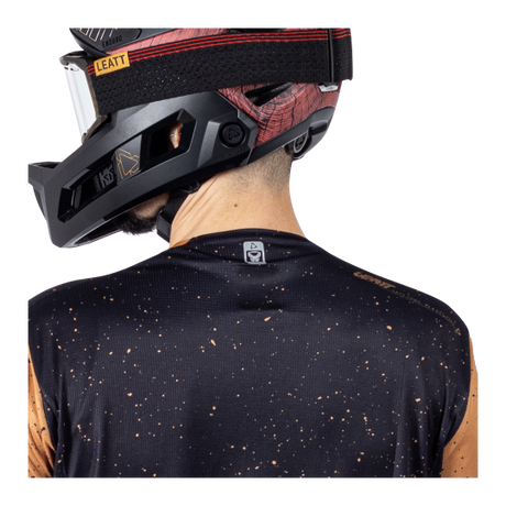 חולצת רכיבה קצרה גברים MTB Enduro 3.0 Rust V25