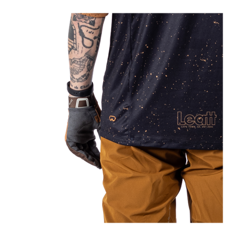 חולצת רכיבה קצרה גברים MTB Enduro 3.0 Rust V25