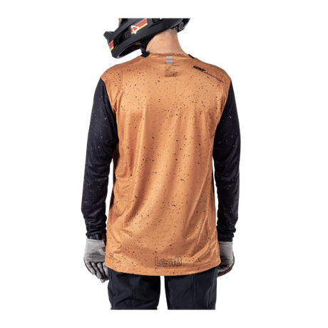 חולצת רכיבה ארוכה גברים MTB Enduro 4.0 Rust V25
