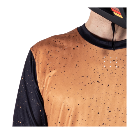 חולצת רכיבה ארוכה גברים MTB Enduro 4.0 Rust V25