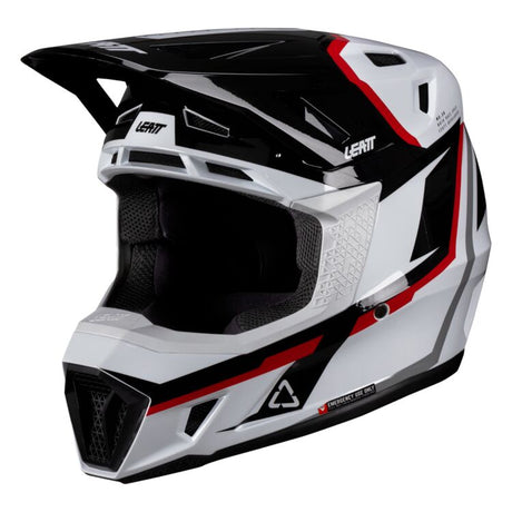 קיט קסדה ומשקף Leatt Moto 7.5 Red/White V26