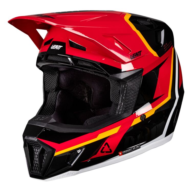 קיט קסדה ומשקף Leatt Moto 7.5 Red V26
