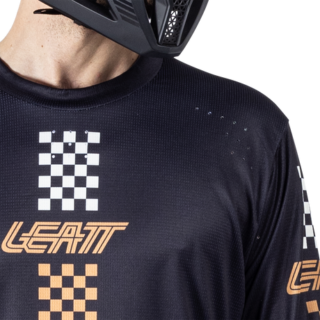 חולצת רכיבה ארוכה גברים MTB Enduro 4.0 Black V25